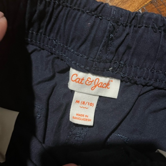 NWT cat and jack boys shorts Sz 8/10 navy blue - Picture 3 of 3